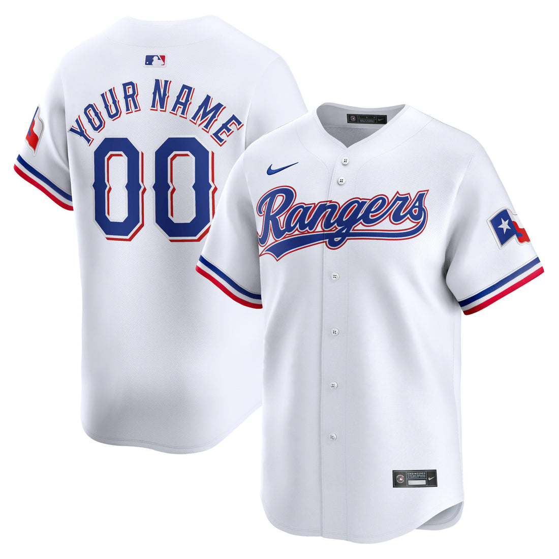 Texas Rangers white Limited jersey