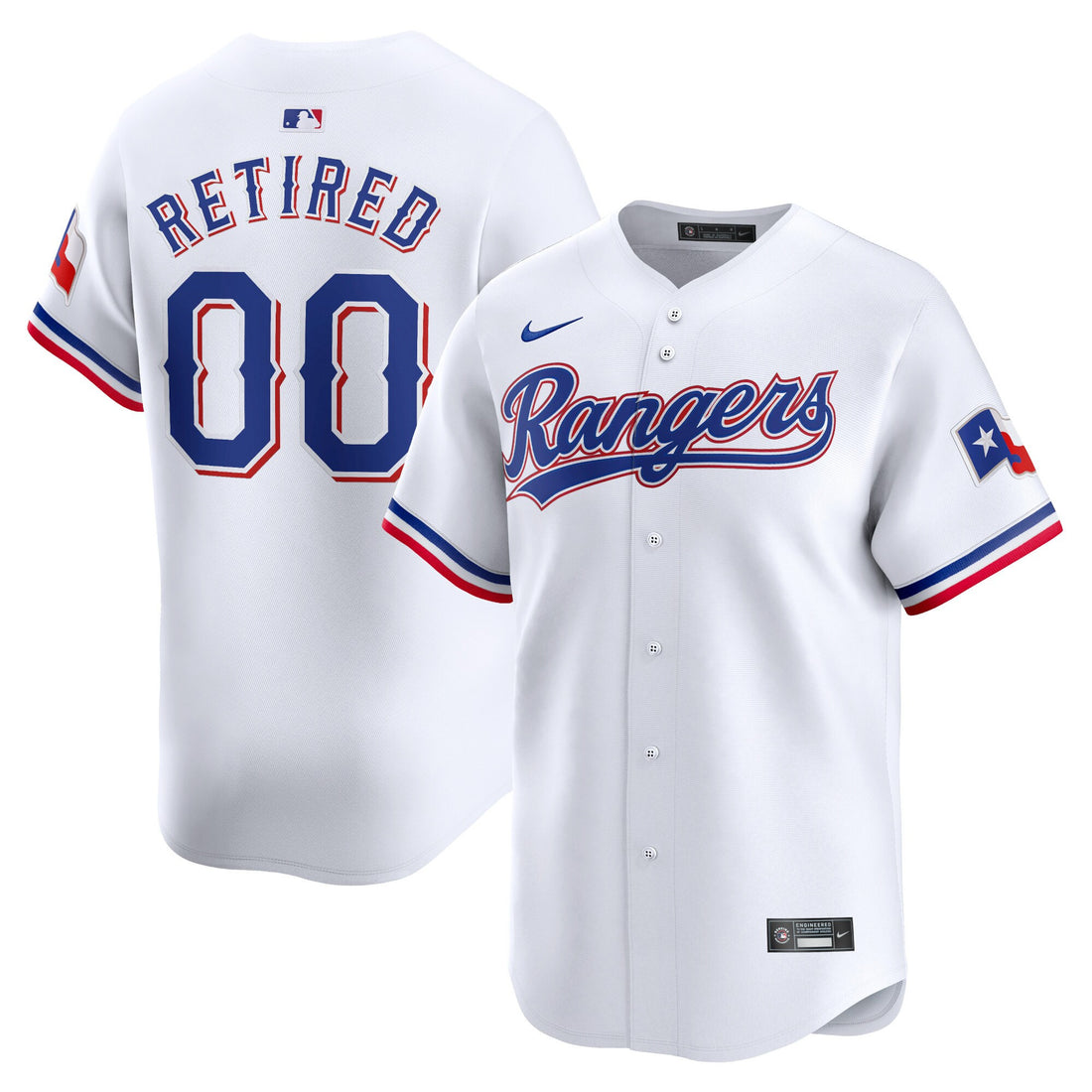Texas Rangers white Limited jersey