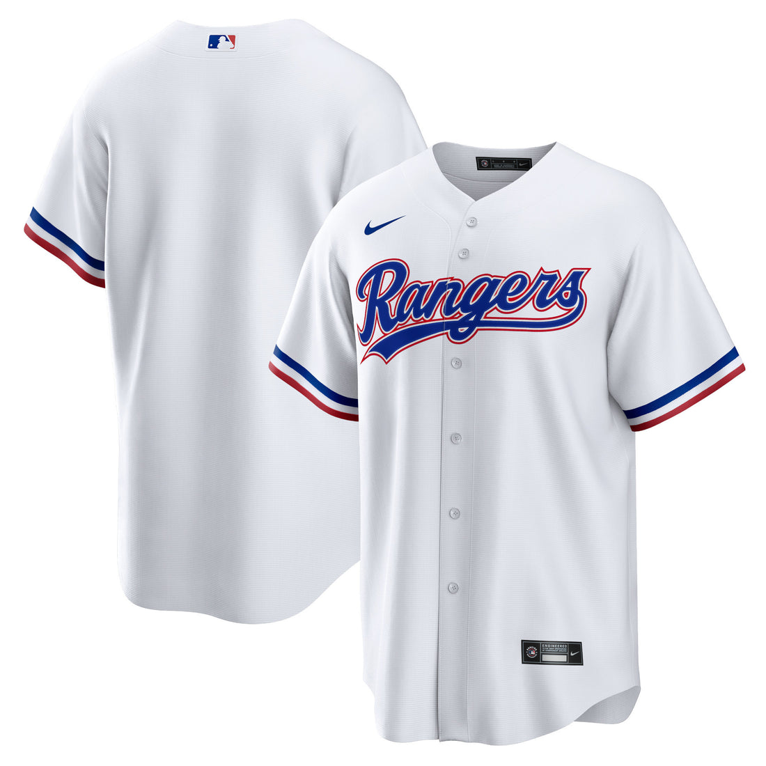 Texas Rangers white Home jersey
