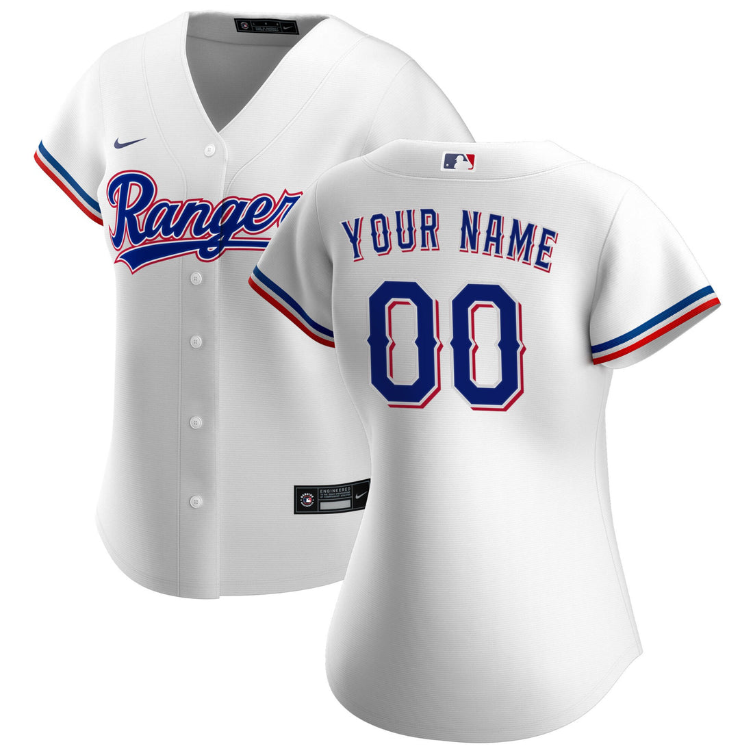 Texas Rangers white Home jersey