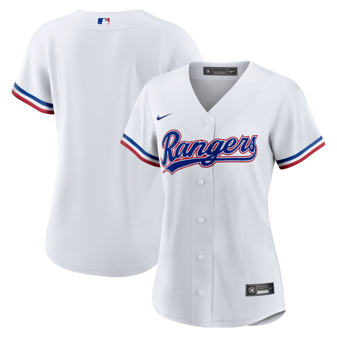 Texas Rangers white Home jersey