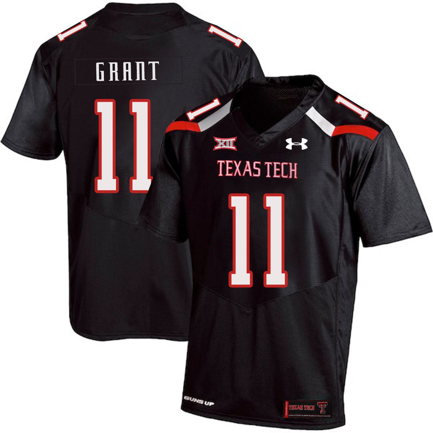 Jakeem Grant Texas Tech Red Raiders black jersey