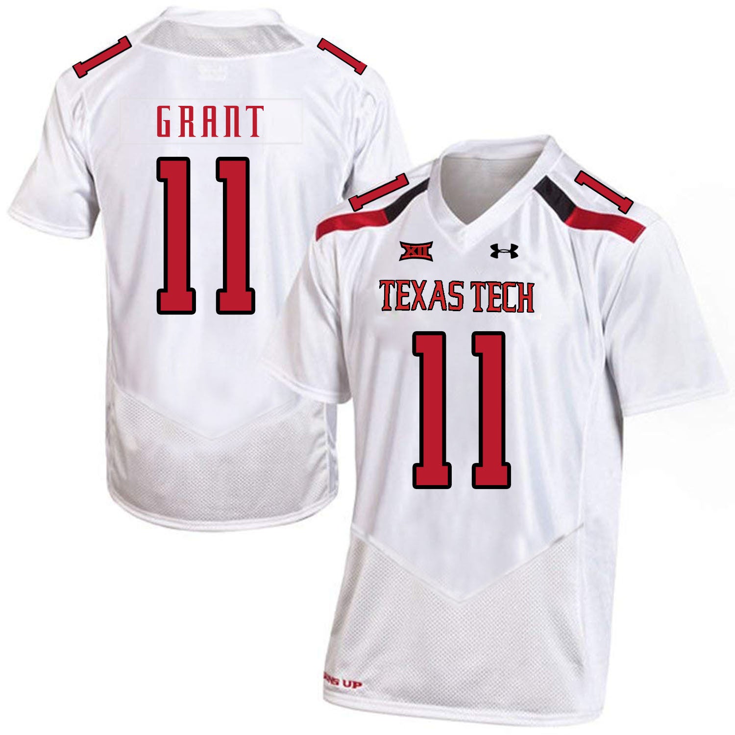 Jakeem Grant Texas Tech Red Raiders white jersey