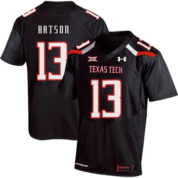 Cameron Batson Texas Tech Red Raiders black jersey