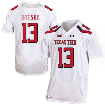 Cameron Batson Texas Tech Red Raiders white jersey