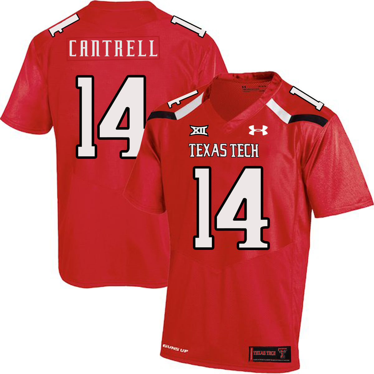 Dylan Cantrell Texas Tech Red Raiders red jersey