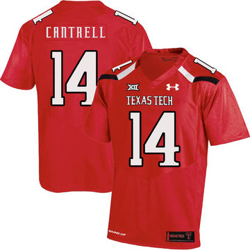 Dylan Cantrell Texas Tech Red Raiders red jersey