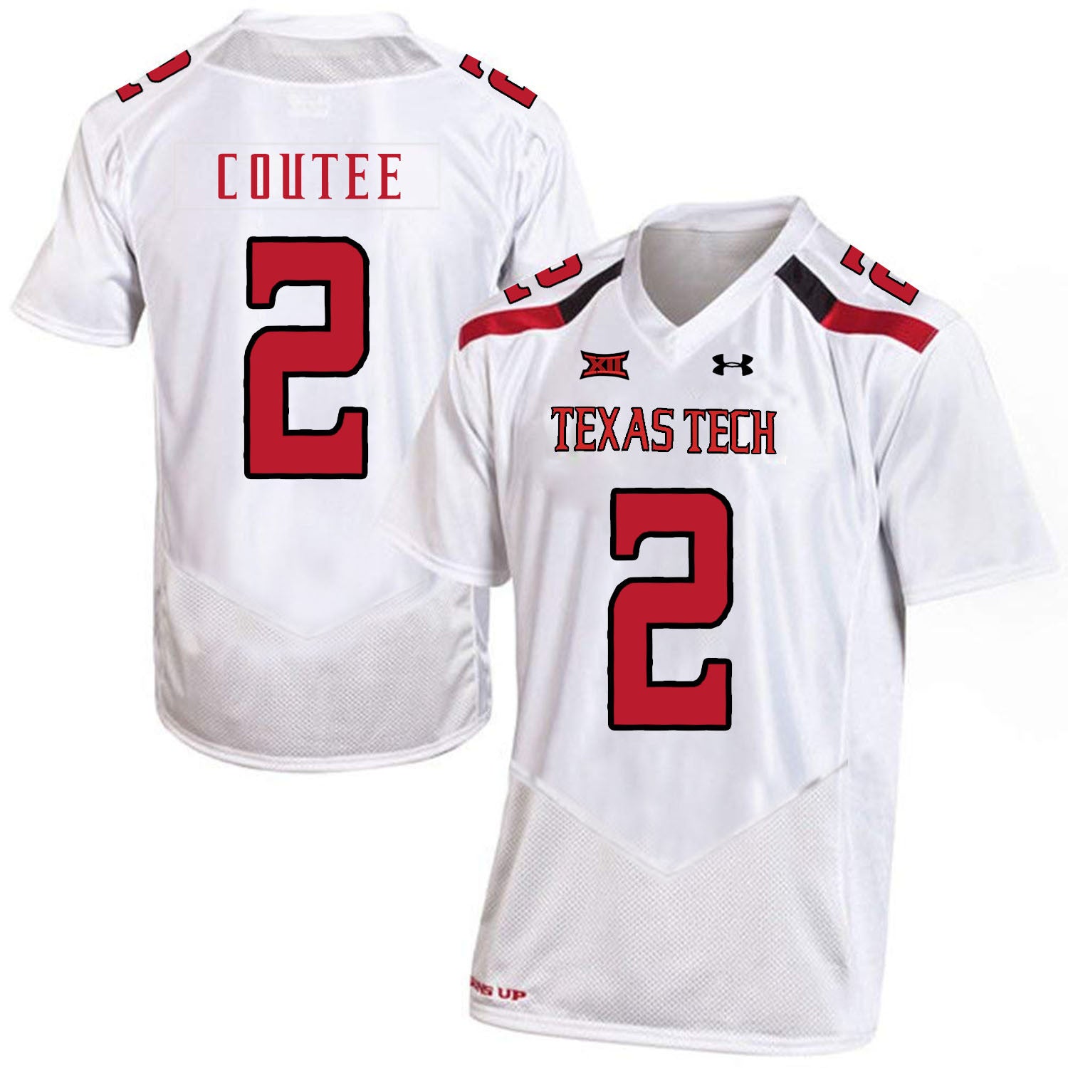 Keke Coutee Texas Tech Red Raiders white jersey