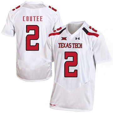 Keke Coutee Texas Tech Red Raiders white jersey