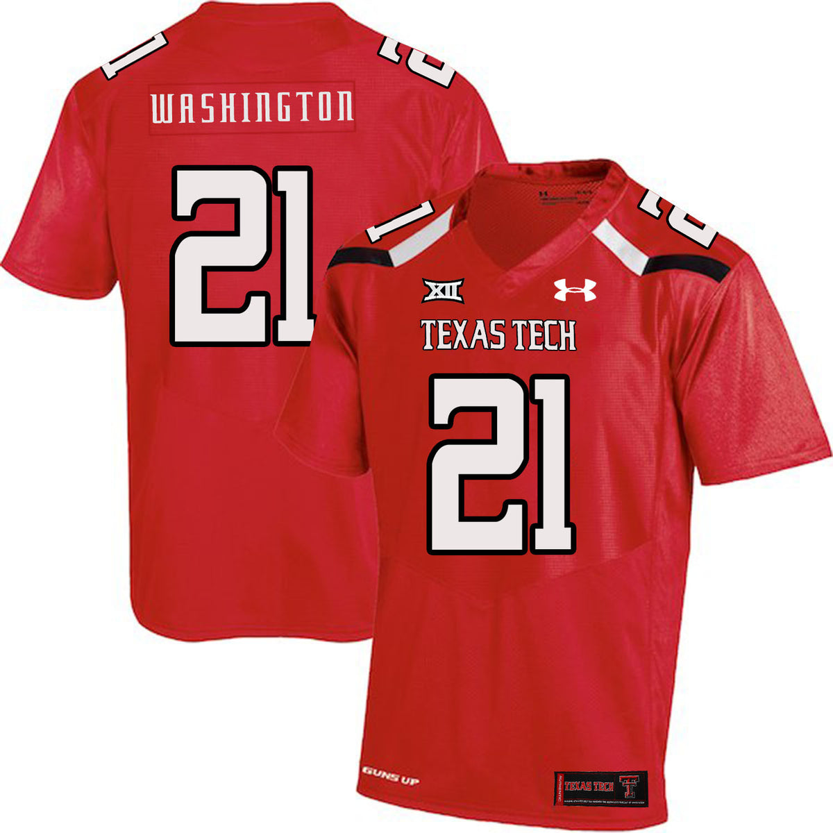 DeAndre Washington Texas Tech Red Raiders red jersey