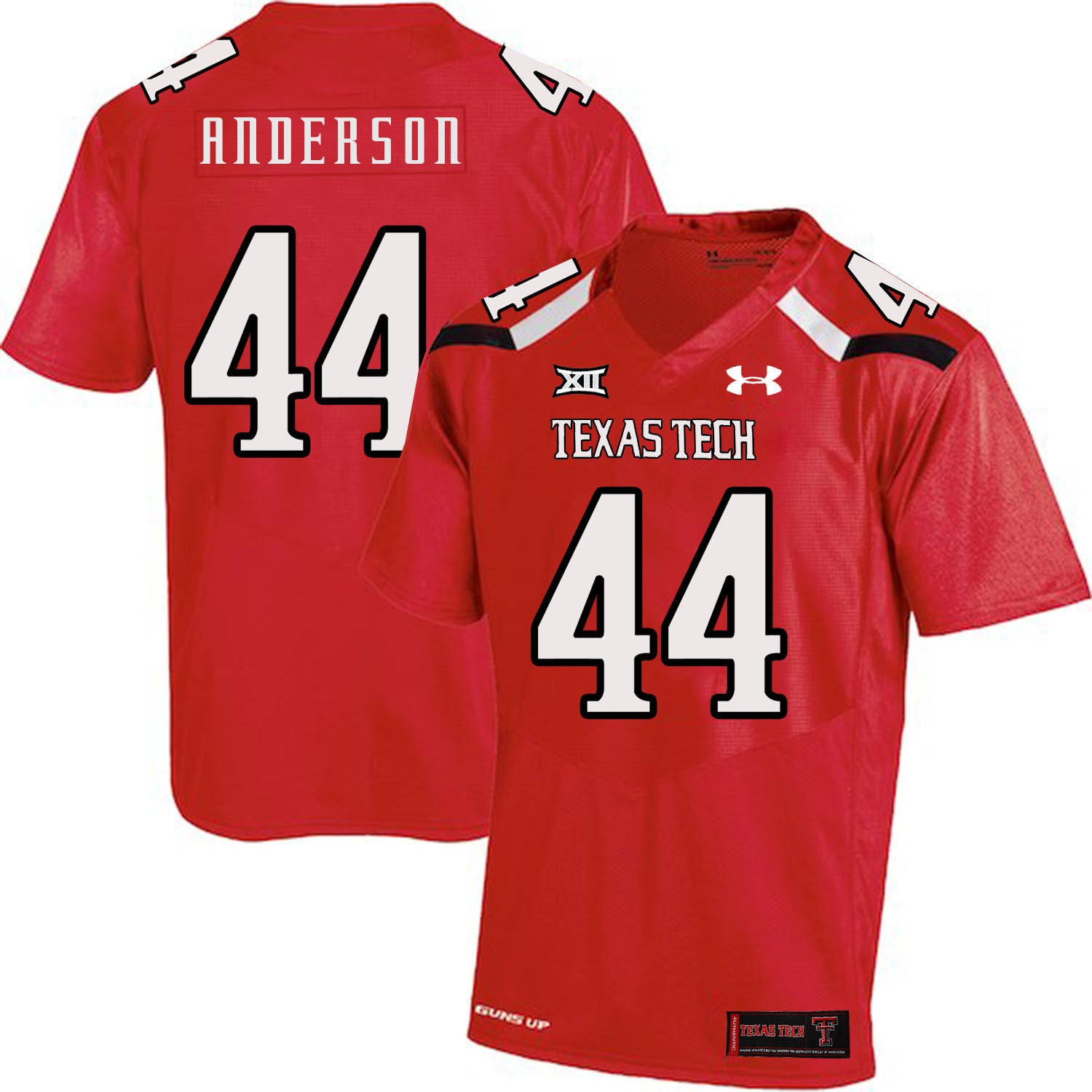 Donny Anderson Texas Tech Red Raiders red jersey