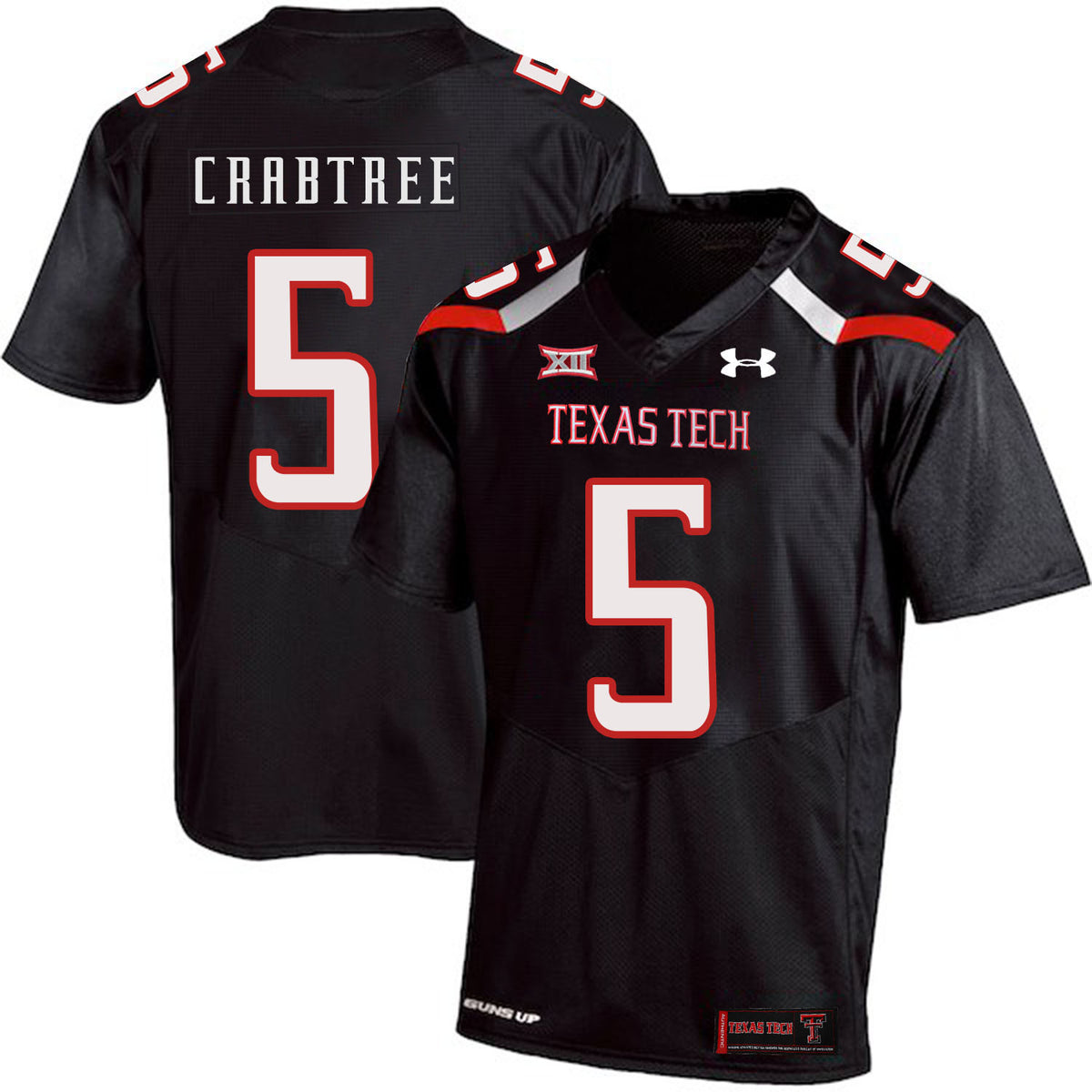 Michael Crabtree Texas Tech Red Raiders black jersey