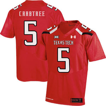Michael Crabtree Texas Tech Red Raiders red jersey