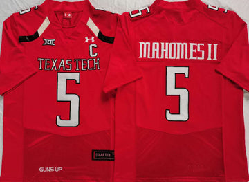 Patrick Mahomes II Texas Tech Red Raiders red jersey