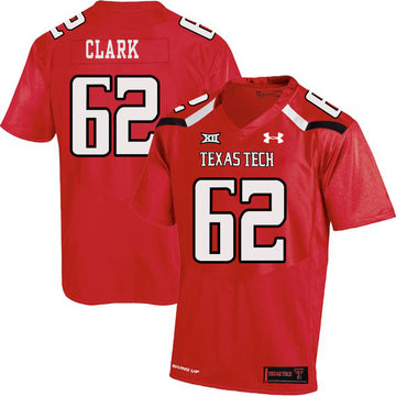 Le'Raven Clark Texas Tech Red Raiders red jersey