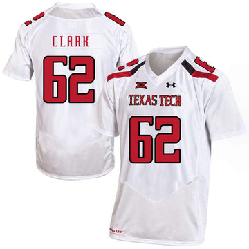 Le'Raven Clark Texas Tech Red Raiders white jersey