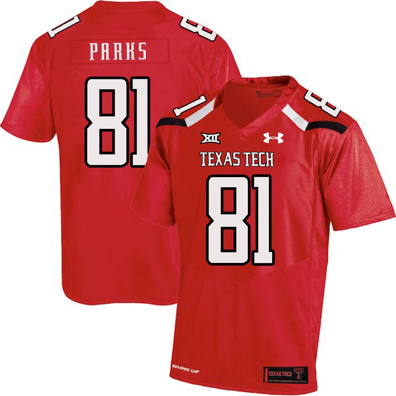 Dave Parks Texas Tech Red Raiders red jersey