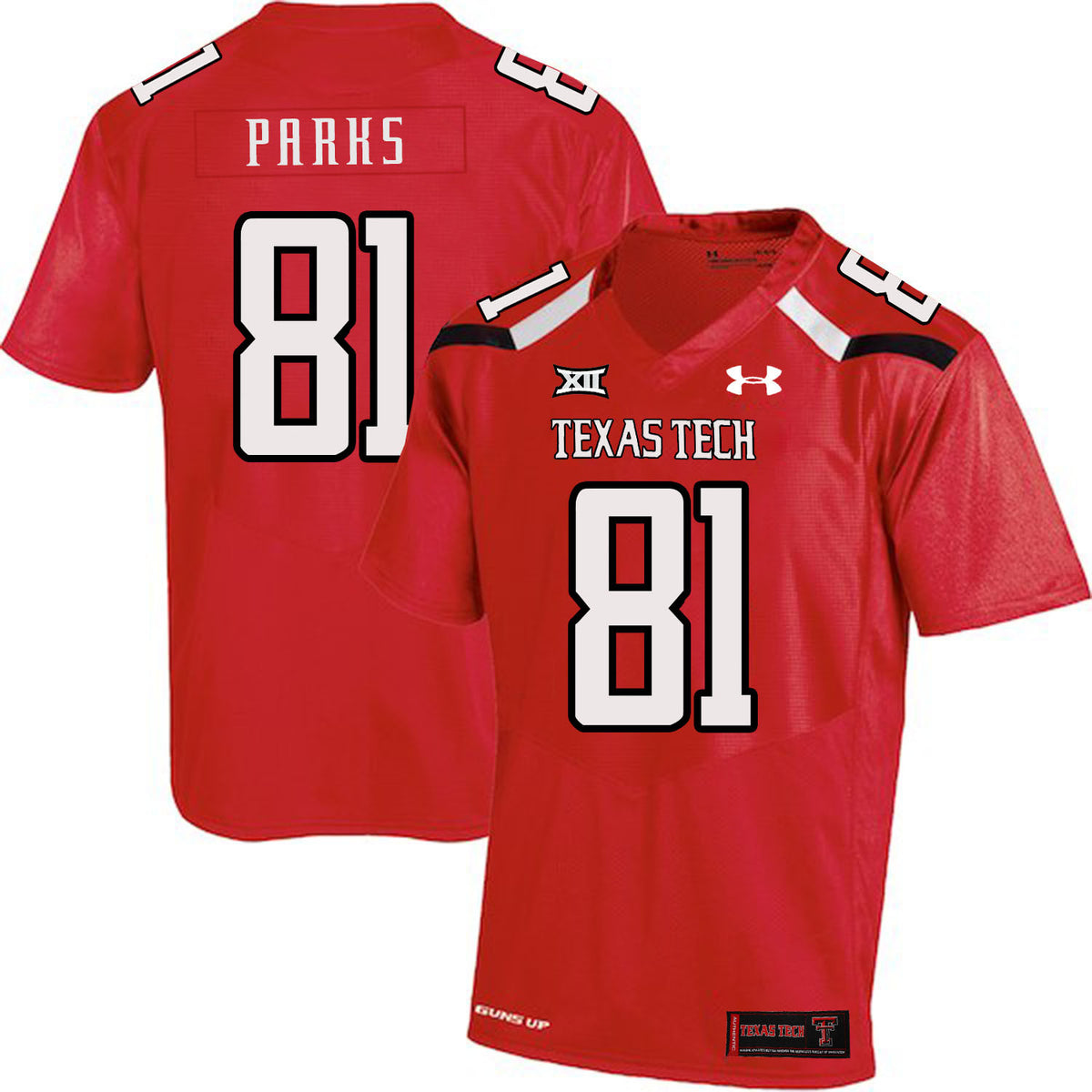 Dave Parks Texas Tech Red Raiders red jersey