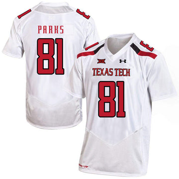 Dave Parks Texas Tech Red Raiders white jersey