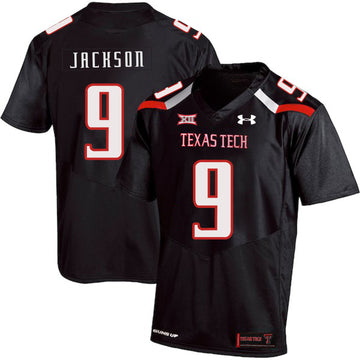 Branden Jackson Texas Tech Red Raiders black jersey