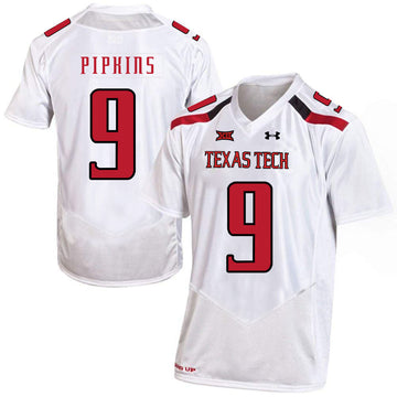 Ondre Pipkins Texas Tech Red Raiders white jersey