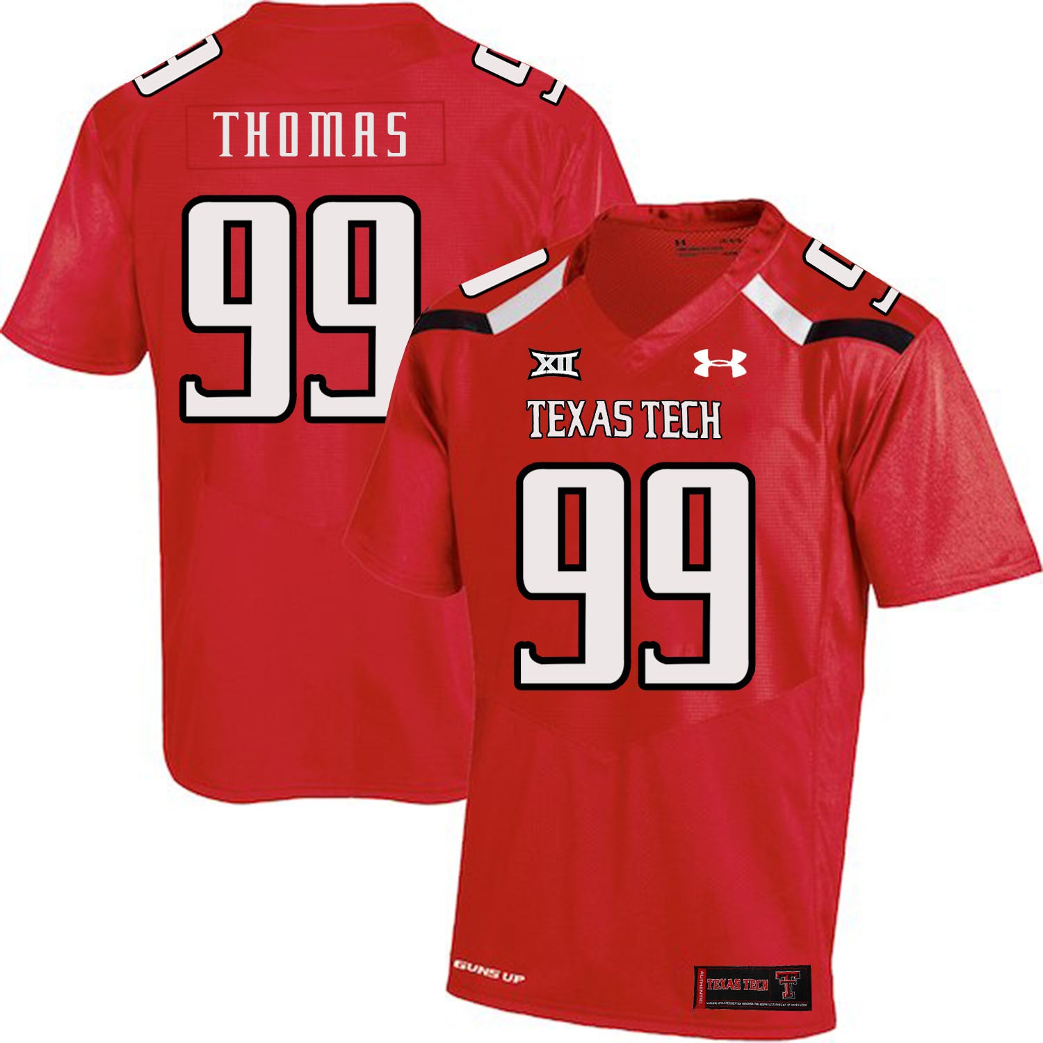 Mychealon Thomas Texas Tech Red Raiders red jersey