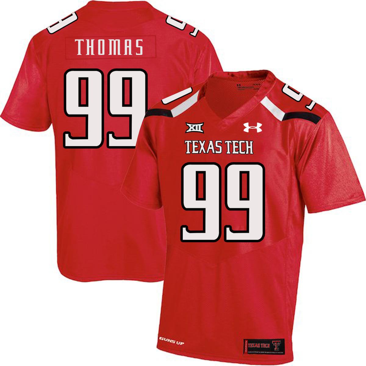 Mychealon Thomas Texas Tech Red Raiders red jersey