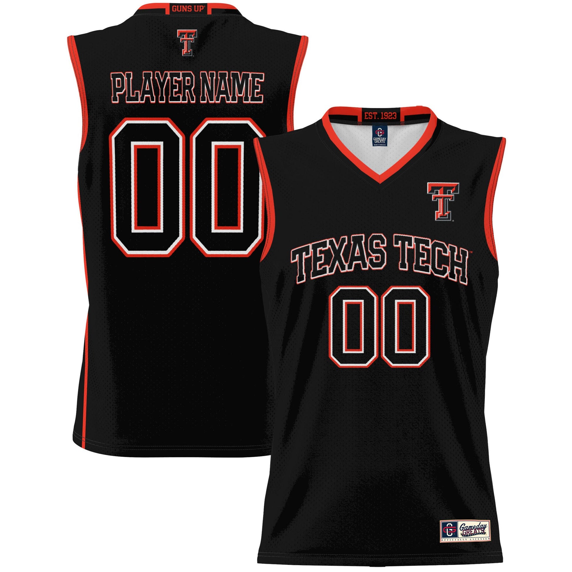 Texas Tech Red Raiders black jersey