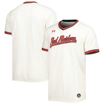 Under Armour Texas Tech Red Raiders cream jersey