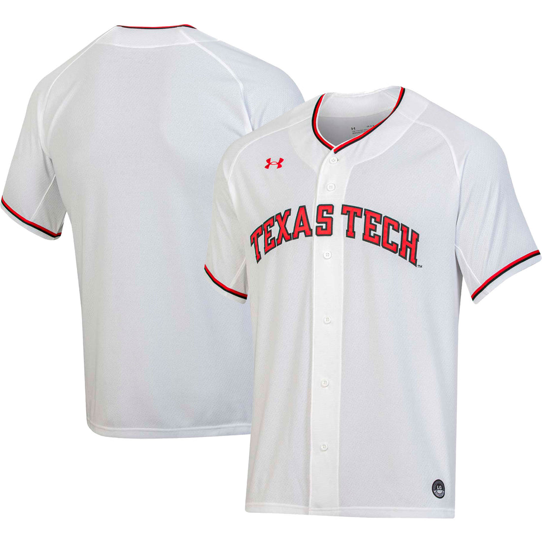 Under Armour Texas Tech Red Raiders white jersey
