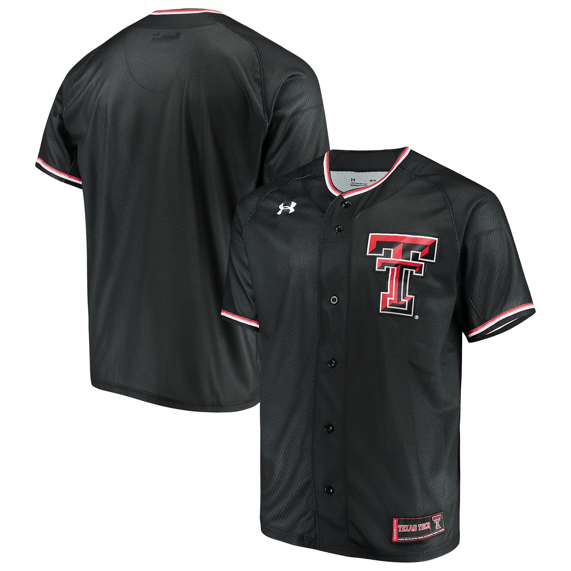 Under Armour Performance Texas Tech Red Raiders black jersey