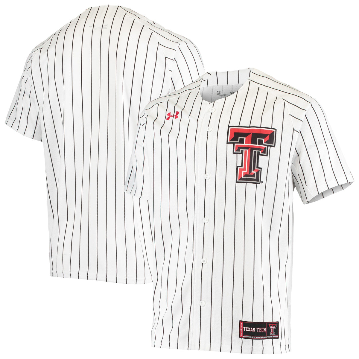 Under Armour Performance Texas Tech Red Raiders white jersey