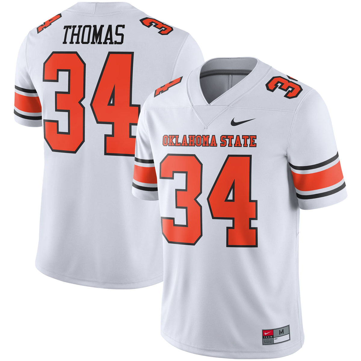 Thurman Thomas Alumni Oklahoma State Cowboys white jersey