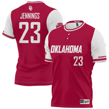 Tiare Jennings Oklahoma Sooners crimson jersey