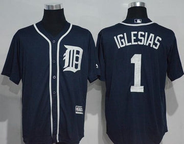 Jose Iglesias Detroit Tigers navy jersey