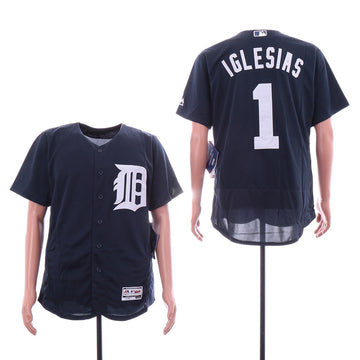 Jose Iglesias Detroit Tigers navy jersey