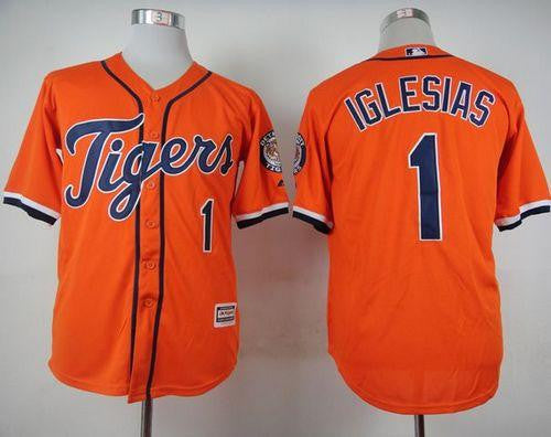 Jose Iglesias Detroit Tigers orange jersey