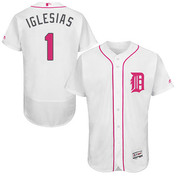 Jose Iglesias Detroit Tigers white jersey