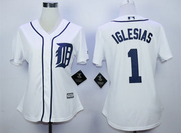 Jose Iglesias Detroit Tigers white jersey