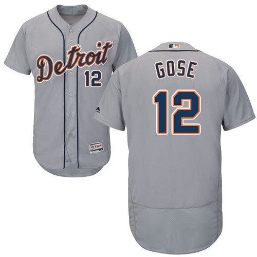 Anthony Gose Detroit Tigers gray jersey