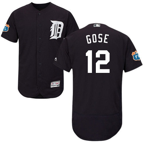 Anthony Gose Detroit Tigers navy jersey