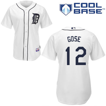 Anthony Gose Detroit Tigers white jersey