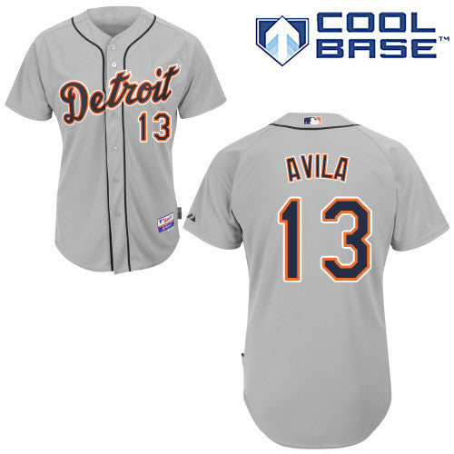 Alex Avila Detroit Tigers grey jersey