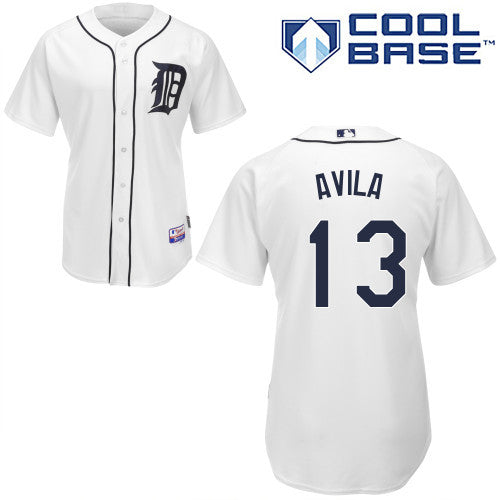 Alex Avila Detroit Tigers white jersey
