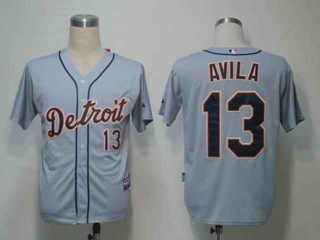 Avila Detroit Tigers grey jersey