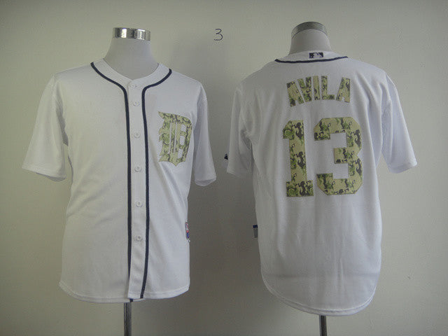 Avila White Detroit Tigers camo Camo jersey
