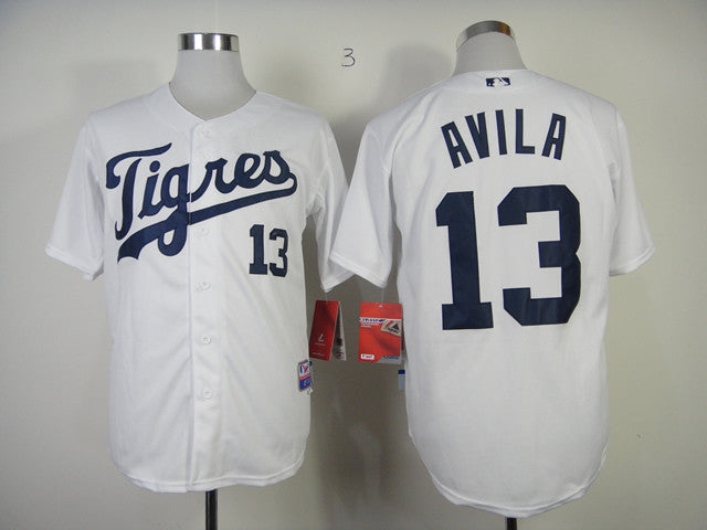 Avila Detroit Tigers white jersey