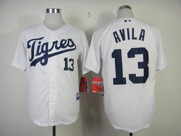 Avila Detroit Tigers white jersey