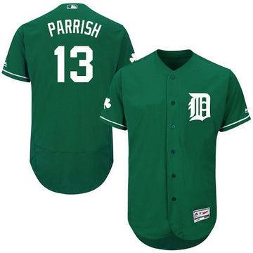Lance Parrish Detroit Tigers green jersey