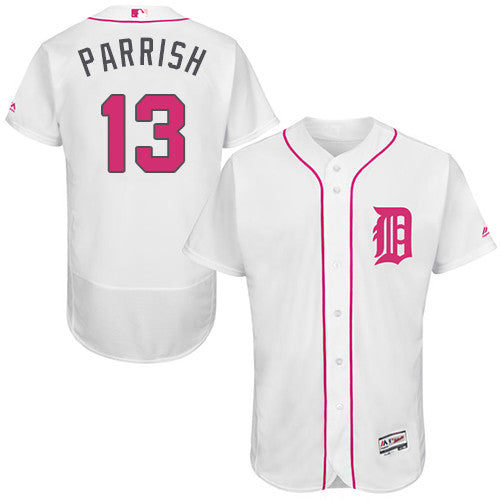 Lance Parrish Detroit Tigers white jersey